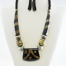 Load image into Gallery viewer, African Beauty Necklace and Earring Set

