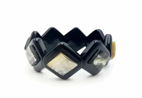 ELASTIC BUFFALO HORN BRACELET