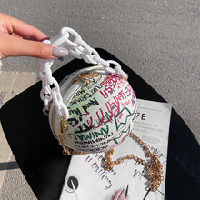 Load image into Gallery viewer, Graffiti basketball handbag
