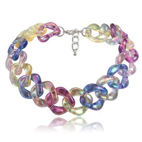 EXOTIC COLORFUL ACRYLIC CHAIN